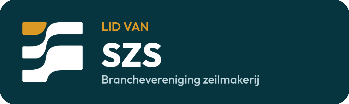 Embleem Lid van SZS, donkere versie