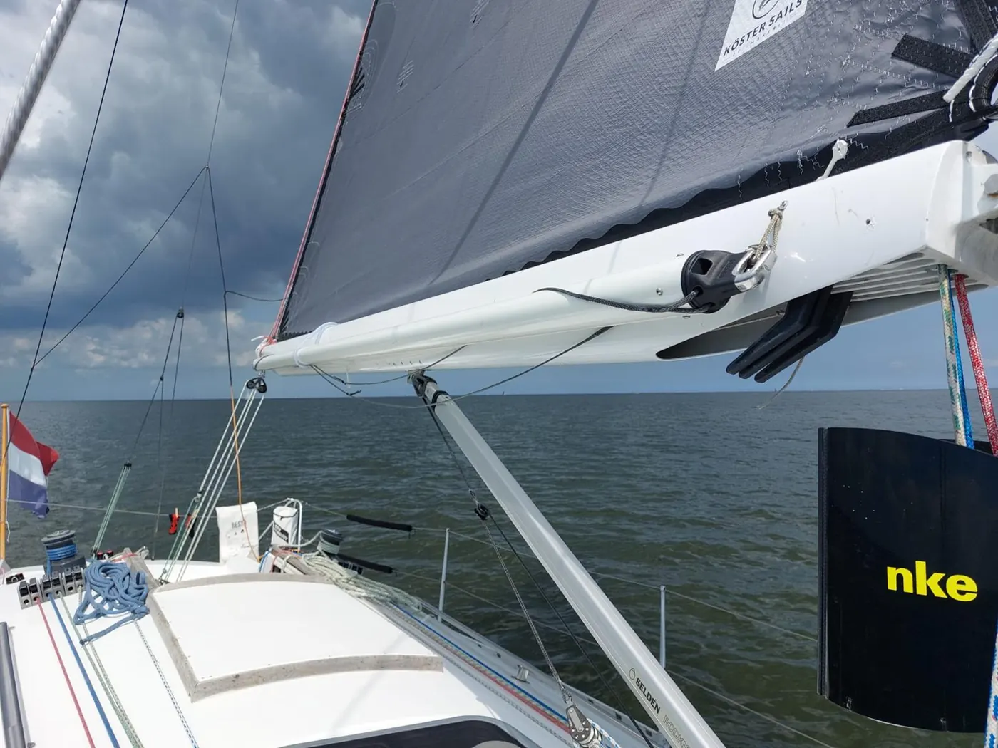 Zeiljacht met zeilen van Köster Sails